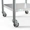 Koolmore 30'' x 30'' 18-Gauge 304 Stainless Steel Commercial Work Table with Casters CT3030-18C - alternate 3