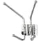 Safco 2 Hook Coat Rack, 7-1/16Hx6-1/2H, Chrome 4160 - alternate 1