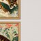 Homeroots Set Of Two Concrete Jungle Cats Framed Art Gold Picture Frame Print Wall Art, 2PK 416358 - alternate 2