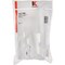 Keeney Mfg 1-1/2'' x 16'' White Polypropylene Center Outlet Waste 222TTWK - alternate 1