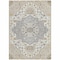 Homeroots 5' X 8' Beige Ivory And Gray Oriental Washable Indoor Outdoor Area Rug 596609 - alternate 2