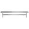 Koolmore 12'' x 48'' 18-Gauge Stainless-Steel Heavy Duty Wall Shelf with Pot Rack, . WMPS-1248 - alternate 3