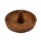 Homeroots Traditional Solid Teak Ring Cone Jewelry Dish 475866 - alternate 4