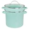Martha Stewart 8 Quart Dual Stock Pot and Steamer Set in Aqua 129157.03 - alternate 1