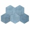 Apollo Tile Zenith 9 x 11 in. Matte Slate Blue Porcelain Hexagon Wall and Floor Tile 8.07 sq ft/case, 16PK APLHEX88AZLA - alternate 2