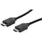 Manhattan HDMI Male to Male High Speed Shielded Cable with Ethernet, 10', Black 323222 - alternate 1