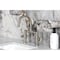 Kingston Brass Bridge Bathroom Faucet with Brass Pop-Up, Brushed Nickel KS2178TKL - alternate 2