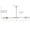 Jonathan Y Turing 30.5" Adjustable Metal LED Linear Pendant, Chrome JYL7457A - alternate 3