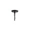 Jonathan Y Orbit 19.5" 10-Light Adjustable Iron Modern Industrial Sputnik LED Chandelier, Black JYL9061A - alternate 6