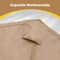 Simple Deluxe 9' Patio Umbrella Replacement Canopy Outdoor Table Market Yard Umbrella Replacement Top Cover with LGBRLACANOPY9TAN - alternate 3