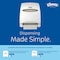 Kleenex Hard Roll Paper Towels with Premium Absorbency Pockets, 1.75" Core, White, (600'/Roll), 6PK 50606 - alternate 3