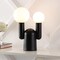 Jonathan Y Leif 19" 2-Light Modern Mid-Century Resin/Iron/Frosted Glass Nordic Cactus LED Table Lamp, Black JYL4063A - alternate 3
