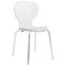 Leisuremod Modern Oyster Transparent Side Chair, Clear OC17CL - alternate 1