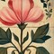 Homeroots 8" x 8" Pink And Green Vinyl Arabesque Peel And Stick Removable Tiles 572045 - alternate 3