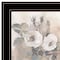 Homeroots Set Of Two Transitional Blooms 2 Black Framed Print Wall Art, 2PK 407266 - alternate 2
