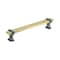 Amerock Overton 6-5/16 in 160 mm Center-to-Center Brushed Gold/Black Chrome Cabinet Pull BP36683BGLBCR - alternate 1