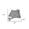 Homeroots 50" X 60" Gray Woven Cotton Throw Blanket with Tassels 516500 - alternate 4