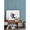 A-Street Prints Zia Blue Basketweave Wallpaper 4014-26442 - alternate 3