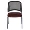 Office Star ProGrid Titanium & Black Visitors Chair, Straight Legs, Icon Red 86724R-227 - alternate 2