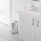 Simplehuman 6 Liter / 1.6 Gal. Mini Semi-round Step Can w/ Inner Bucket & Liner Pocket, Brushed Stainless Steel CW2106 - alternate 2
