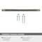 Amerock Bronx 10-1/16 in 256 mm Center-to-Center Gunmetal Cabinet Pull BP36560GM - alternate 2