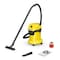 Karcher WD 3 Series Wet and Dry Vacuum Cleaner, 4.5 gal, 78 cfm Air, Cartridge, 1000 W, 120 V, Yellow 1.628-114.0 - alternate 3