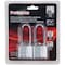 Prosource Padlock Set, Standard Shackle, 1/4 in Dia Shackle, 2-3/4 in H Shackle, Steel Shackle HD00020L-D-3L2 - alternate 2