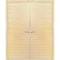 Sartodoors Solid French Double Doors, Planum 0010 Natural Veneer, Wood Solid Panel Frame Trims, Closet Bedroom PLANUM0010DD-SHP-6096 - alternate 2