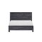 Homeroots Three Piece Gray Solid Wood Bedroom Set 523981 - alternate 2