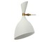 Jonathan Y Josef 10" Iron Retro LED Wall Sconce, White JYL9066B - alternate 2