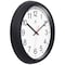 Infinity Instruments Director Wall Clock, Black, 12in 20354BK-4580 - alternate 2