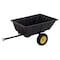 Polar Trailer 900 lb. 15 Cu. Ft. Heavy Duty Lawn Trailer ATV LG900, Rubber Wheels, Black 9542 - alternate 1