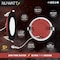 Nuwatt 4 Inch 2 Hour Black Trim Fire Rated Recessed Lighting, Canless LED Lights 2700K-5000K, 900LM, 6PK NW-P-DL-4-12W-5CT-FR-BLK-6P - alternate 2