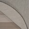 Homeroots 4' Ivory And Charcoal Round Geometric Indoor Outdoor Area Rug 573852 - alternate 4