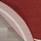 Homeroots 4' Red And Ivory Round Indoor Outdoor Area Rug 545946 - alternate 3