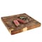 Megachef 13.75 Inch Square Thick Acacia Wood Serving and Cutting Butcher Board 750123378M - alternate 1