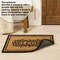 Gardenised Heavy Duty Coco Coir Doormat with Non Slip PVC Baking Embossed Design, Floral Welcome QI004887 - alternate 3