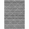 Homeroots 9' X 12' Gray And Silver Geometric Washable Indoor Outdoor Area Rug 610713 - alternate 2