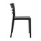 Flash Furniture Bridgeport Indoor-Outdoor Stacking Patio Chair w/Slatted Backrest, All-Weather Resin Chair, Black DHF-317-APP-BLK-GG - alternate 4
