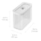 Zwilling Fresh and Save Cube Boxes, Plastic, Airtight Dry Food Storage Container, 2M Container, 1.9-qt 1025127 - alternate 3