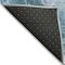 Homeroots 3' X 5' Teal Blue And Ivory Abstract Washable Indoor Outdoor Area Rug 618322 - alternate 3
