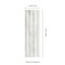 Msi Arabescato Venato Slat 4 in. x 12 in. Marble Honed Subway Wall Tile, 15PK ZOR-MD-0611 - alternate 3