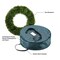 Pure Garden Faux Foxtail Fern Wreath, Artificial Wreath for the Front Door, Home Decor, UV Resistant 20 Inches 50-111BG - alternate 2