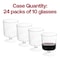 Smarty Had A Party 8 oz. Clear Plastic Pedestal Wine Glasses (240 Glasses), 240PK 6956-CASE - alternate 2