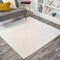 Jonathan Y Haze Solid Low-Pile Cream 6 ft Square Area Rug SEU100T-6SQ - alternate 1