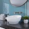 Apollo Tile Sky Blue 11.8 in x 11.8 in Glass Glossy Floor and Wall Mosaic Tile 9.67 sqft/case, 10PK APLA88041 1X1A - alternate 2