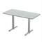 Correll Rectangle Cafe Table W/ T-Base, 48 in W, 30 in L, 29 in H, Particleboard Top, Gray Granite STT3048-15-98-13 - alternate 1