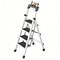 Wrightmaster 4 ft. Steel Lightweight Step Ladder, 9 ft. Reach, with Tool Platform, 300 lb. Load Capacity Type IA ZOR-GJ4BT1 - alternate 1
