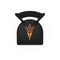 Holland Bar Stool Co 30" Blk Wrinkle Arizona State Station Bar Stool, Ladder Back, Pitchfork L00430ArizSt-F - alternate 2