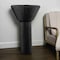 Jonathan Y Archer 37" Modern Minimalist Pleated Shade Floor Lamp, Black JYL9104A - alternate 4